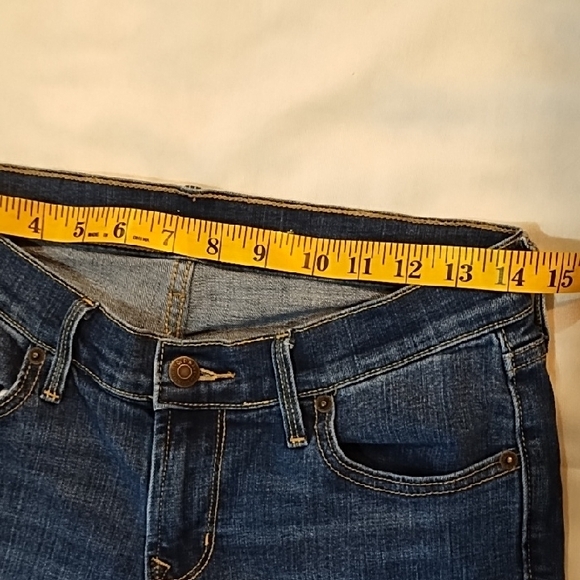 Old Navy Dark Blue Women's Skinny Jeans - Picture 3 of 7